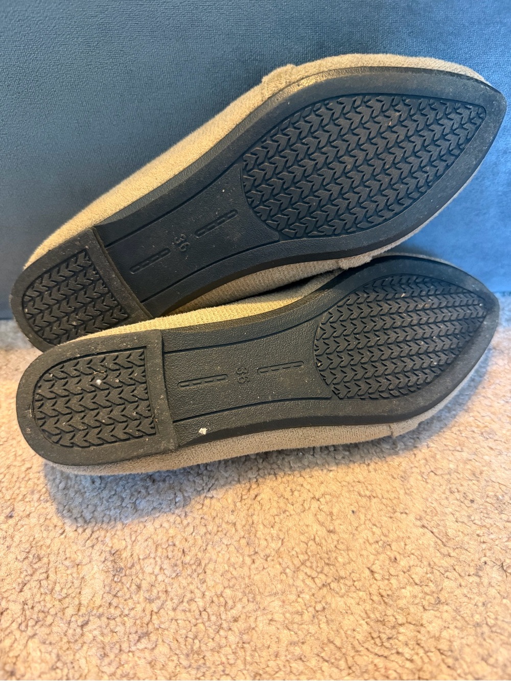 Women's Tan Suede Pointed Loafers - Classic Slip-On - Picture 4 of 4
